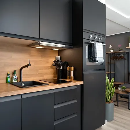 Apartamento Federnest - Luxus-studio - Kingsize Boxspringbett - Home-office Mit Monitor Und Drucker - 11 Min Hbf