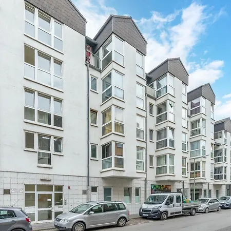 דירה Federnest - Luxus-studio - Kingsize Boxspringbett - Home-office Mit Monitor Und Drucker - 11 Min Hbf דיסבורג