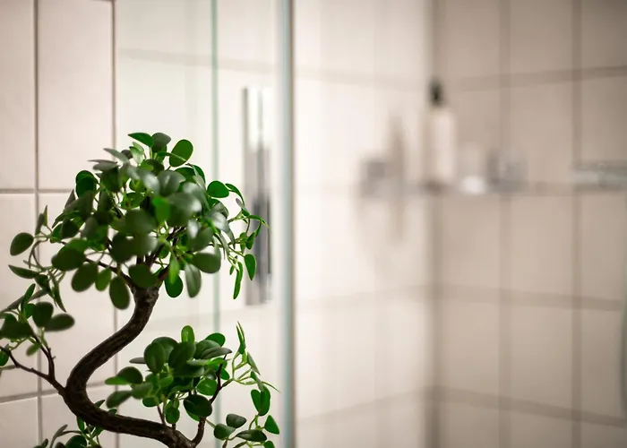 公寓 Federnest - Luxus-studio - Kingsize Boxspringbett - Home-office Mit Monitor Und Drucker - 11 Min Hbf