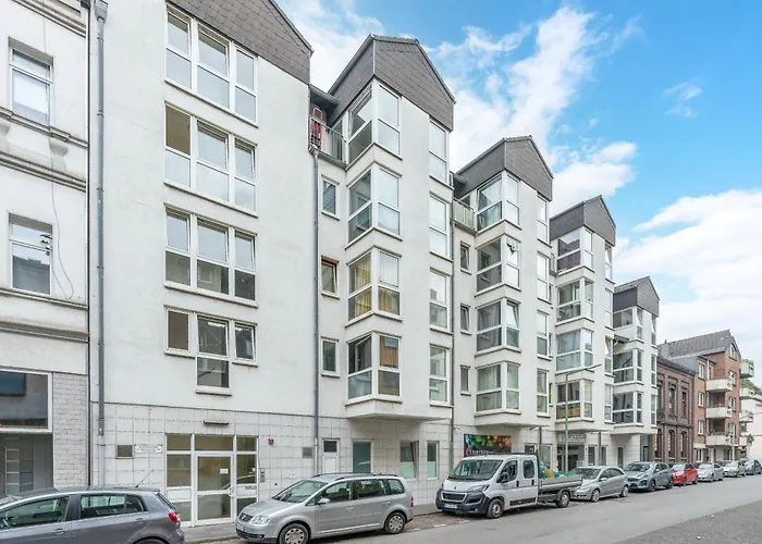 Apartmán Federnest - Luxus-studio - Kingsize Boxspringbett - Home-office Mit Monitor Und Drucker - 11 Min Hbf Duisburg